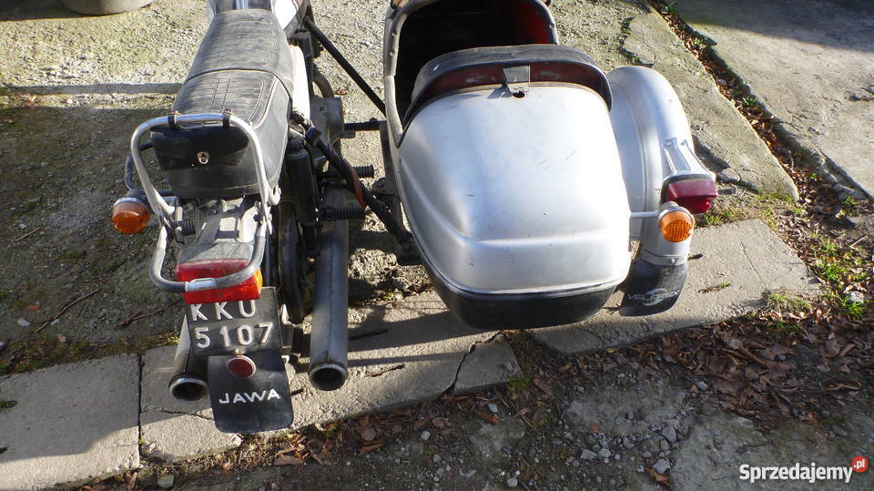JAWA 350 DE LUX VELOREX 562 z wózkiem bocznym manualna Sławkowice sprzedam