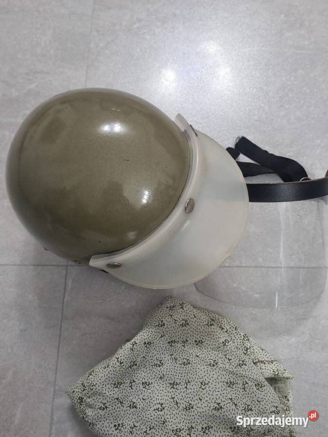 Kask orzeszek z daszkiem z PRLu Pozostałe Kielce sprzedam