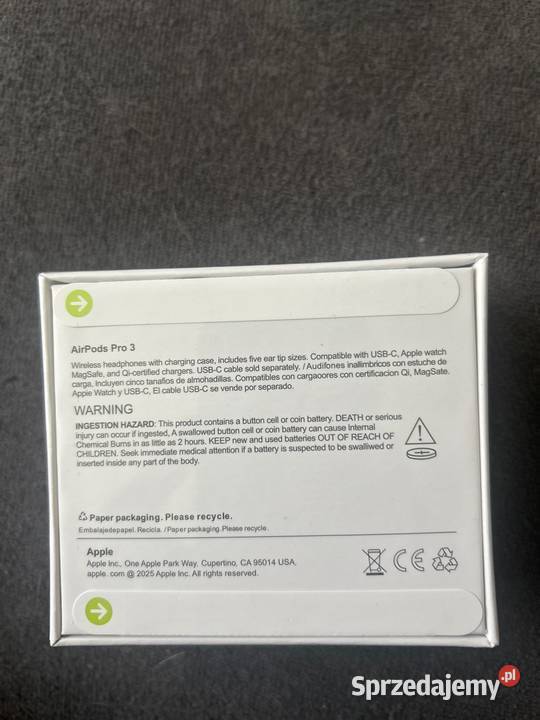 AirPods Pro 3 nowe nieużywane Słupsk