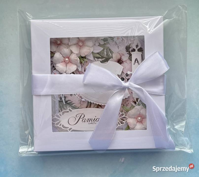 Kartka na Chrzest dziewczynki ręcznie robiona w Pozostałe Mielec