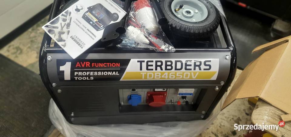 Agregat prądotwórczy TERBDERS TDB4650V 7,3 KW/400V AFR