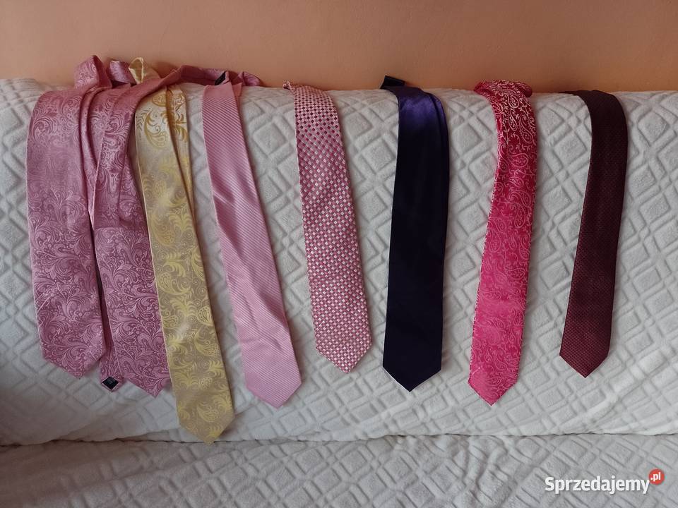 Landisun of HimalayaRóżowy krawat jedwabny ze Kraków