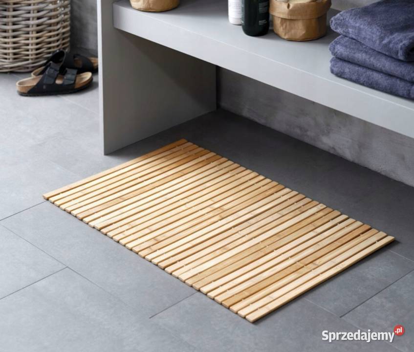 Mata bambusowa łazienki do sauny SPA 50x80 beżowy Brodnica