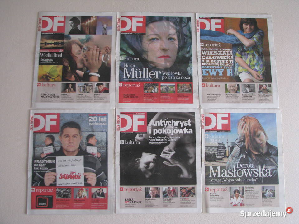 DF Duży Format tygodnik Gazety Wyborczej z roku tygodnik małopolskie Brzegi