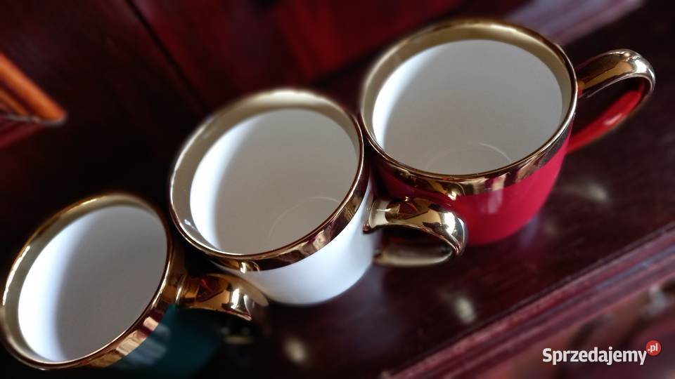 Trzy kubeczki kolorowe mazowieckie