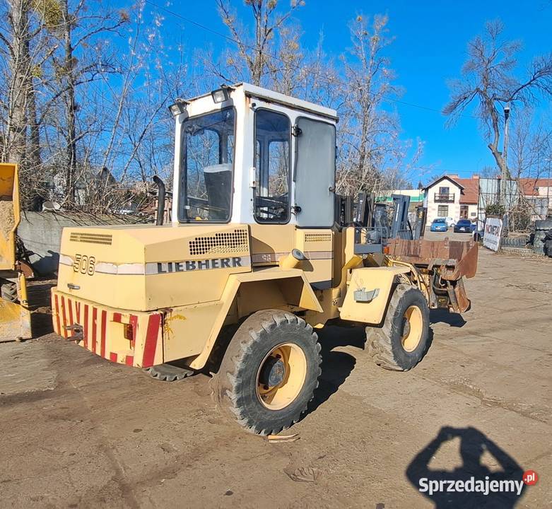 Ladowarka liebherr l506 95 szczęka sprawny Mielec