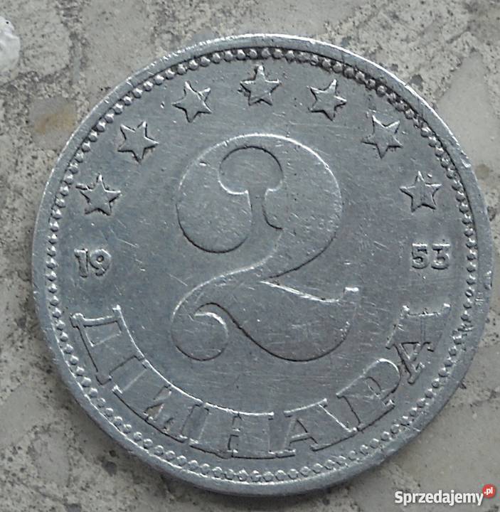 JUGOSŁAWIA2 DINARY1953 r mazowieckie Legionowo