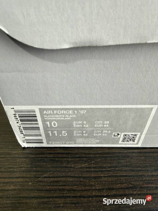 ButySneakersy Nike Air Force 1 FZ0627010 biały Poznań sprzedam