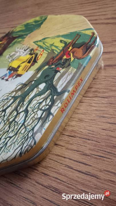 Stare metalowe pudełko Rolimpex Nakło nad Notecią sprzedam