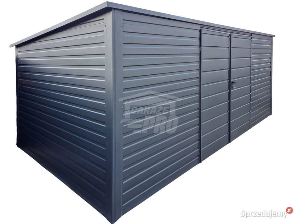 Schowek domek ogrodowy 5x25 brama antracyt dach Siedlce