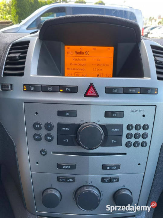 Opel Zafira 7 osób klimatyzacja AUTOMAT tempomat czujnik deszczu Żory sprzedam
