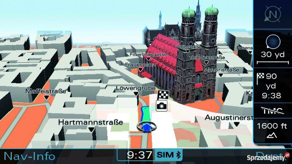 Polskie menu lektor AUDI A4 A6 A8 Q5 Q7 MMI 3G Poddębice