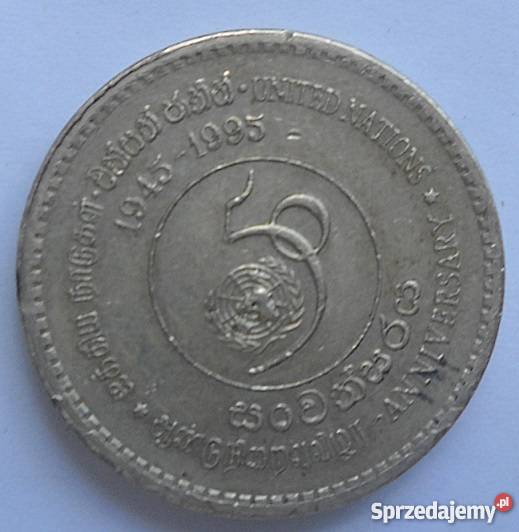 SRI LANKS5 RUPEES1995 r OKOLICZN mazowieckie sprzedam