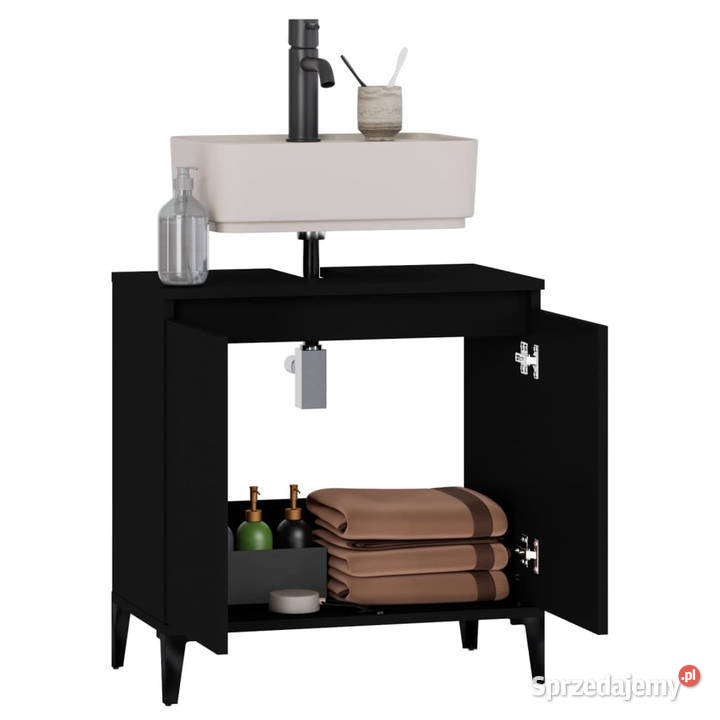 Szafka pod umywalkę czarna 58x33x60 WM821261 Warszawa sprzedam