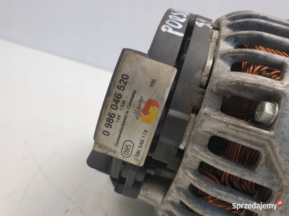 ALTERNATOR Porsche Boxster 986 32 0986046520 osobowe Układ elektryczny silnika Chełm
