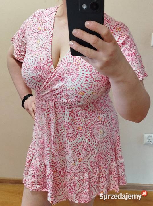 Sukienka wygodna na wiosnę rozmiar 44 Biecz