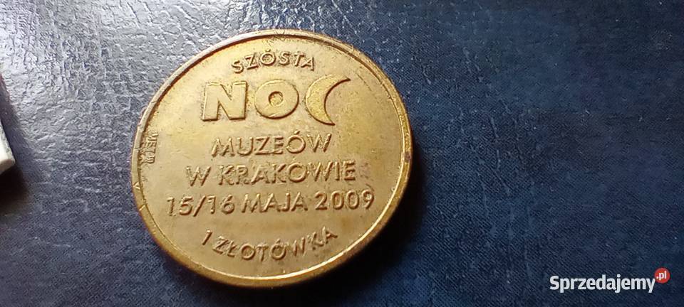 Stare monety Medal Szósta Noc Muzeów 189 Lesko sprzedam