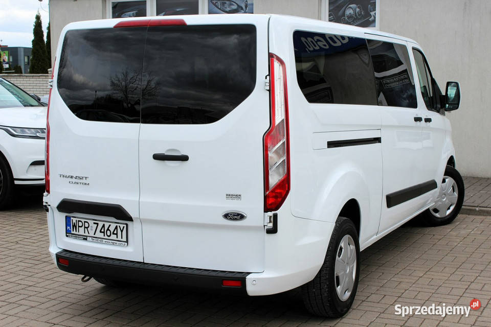 Ford Transit Custom Long 9osobowy SalonPL FV23 pełny VAT Transit  Custom Transit  Custom Sokołów