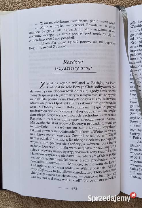 Krzyżacy cz1 i 2 Henryk Sienkiewicz literatura piękna - proza polska Małkinia Górna