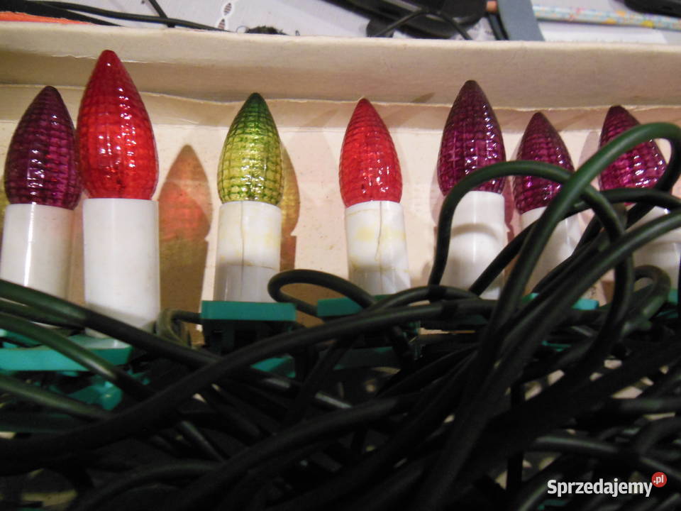 Lampki choinkowe PRL Wrocław