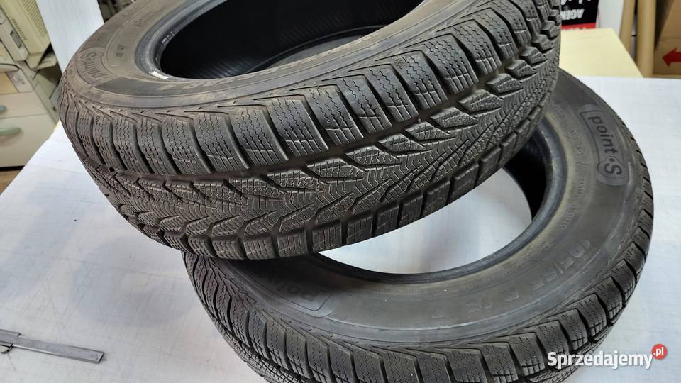 Sprzedam komplet opon zimowych używanych rozmiar Samochodowe Kraków