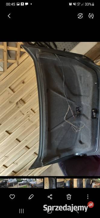 Klapa bagażnika Mercedes W 124 podkarpackie Jasło