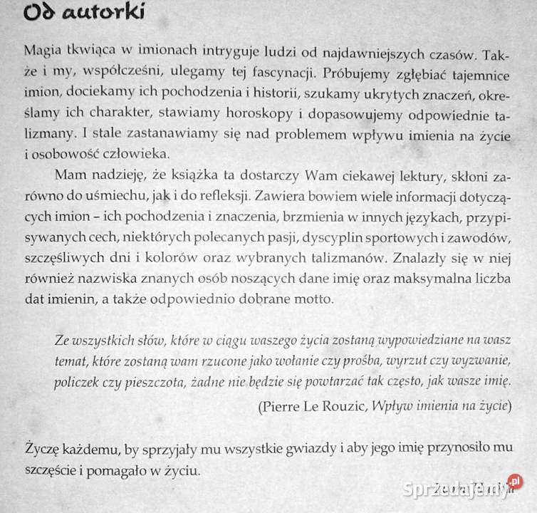 Księga Imion Iwona Huchla Chełm