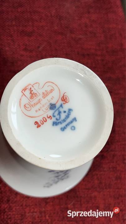Wazon Furstenberg Germany Ręcznie malowany Porcelana i szkło Gdańsk sprzedam