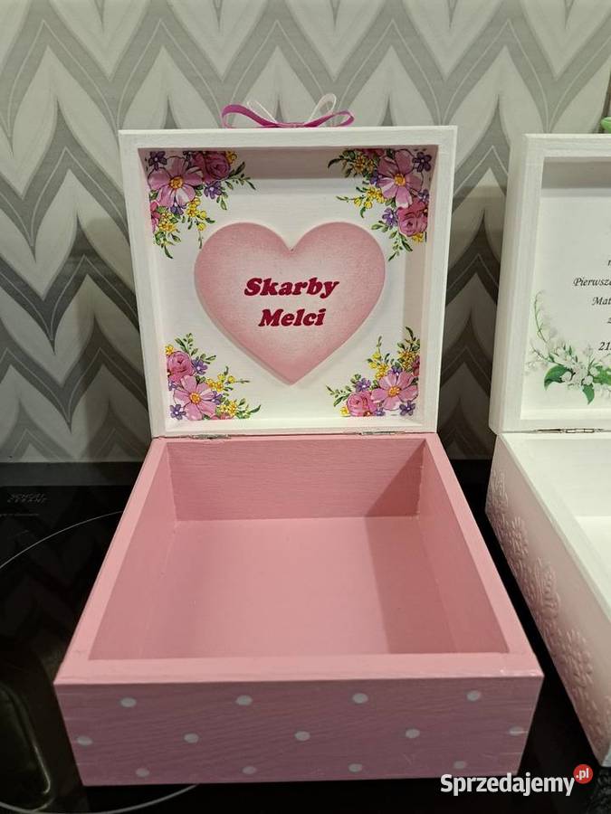 Szkatułka dziewczynki z imieniem handmade Kędzierzyn-Koźle