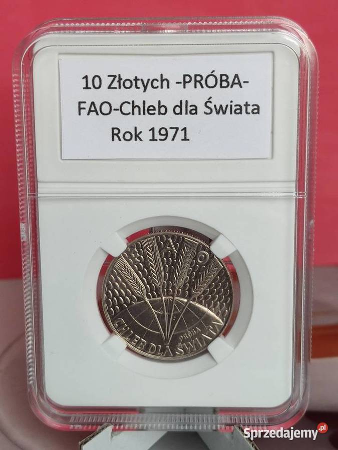 10 1971r FAO Chleb świata Próba w slabie Lębork