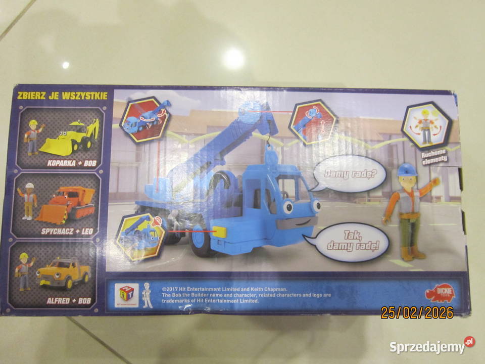 Dzwig BOB BUDOWNICZY z bajki dzieci Warszawa