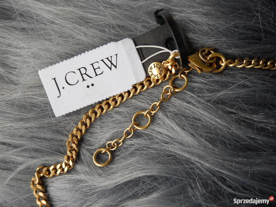 Nowy JCREW Przepiękny Naszyjnik Kolia Kamienie Łęczna sprzedam