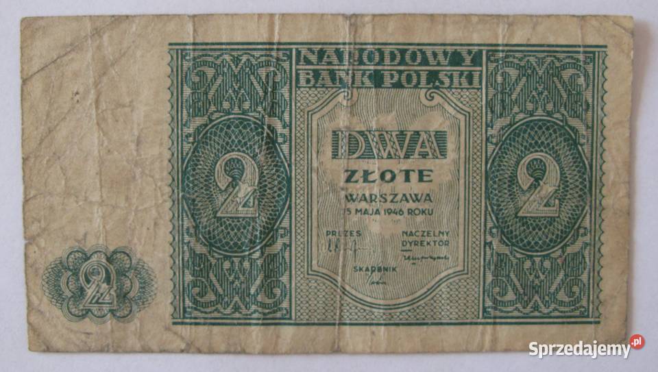 1 2 5 złotych 1946 zestaw 3 Dąbrowa Górnicza