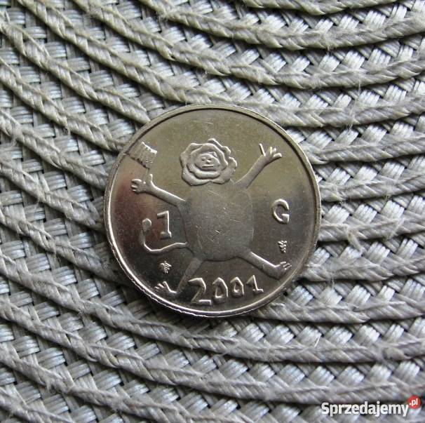 Holandia 1 Gulden 2001r Ostatni GuldenDziecęcy Kalisz