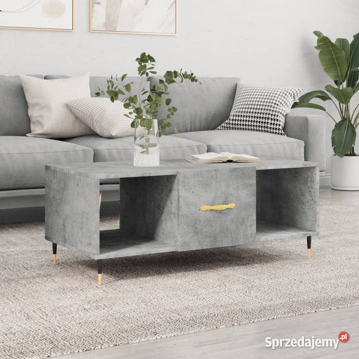 Stolik kawowy szarość betonu 102x50x40 WM829280 Warszawa