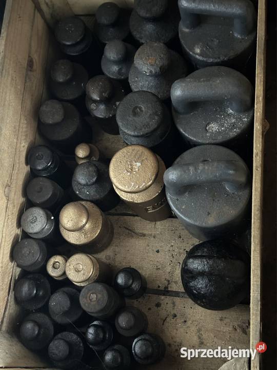 Stare odważniki duży wybór mazowieckie Siedlce