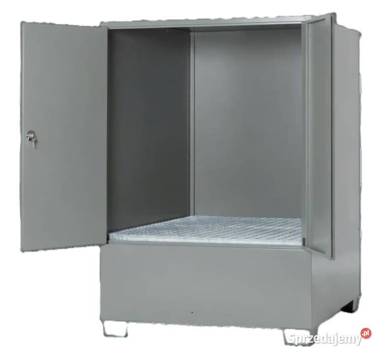 Wanna wychwytowa zamykana na 2 IBC 1000L
