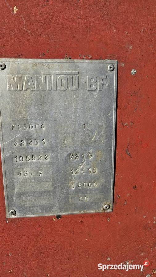 Widlak terenowy manitou mc50 łódzkie Uniejów