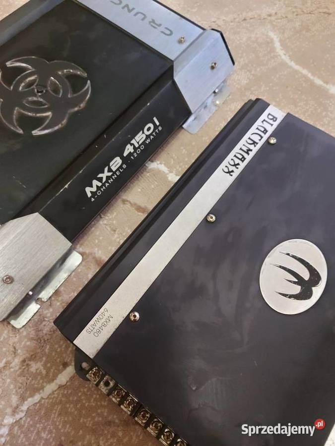 Wzmacniacze samochodowe car audio Crunch Dęblin