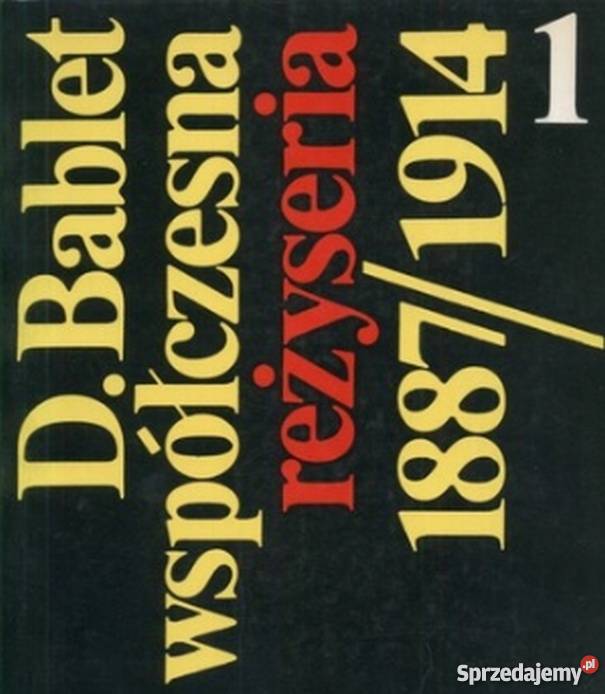 WSPÓŁCZESNA REŻYSERIA 18871914 TOM 1 Książki naukowe i popularnonaukowe