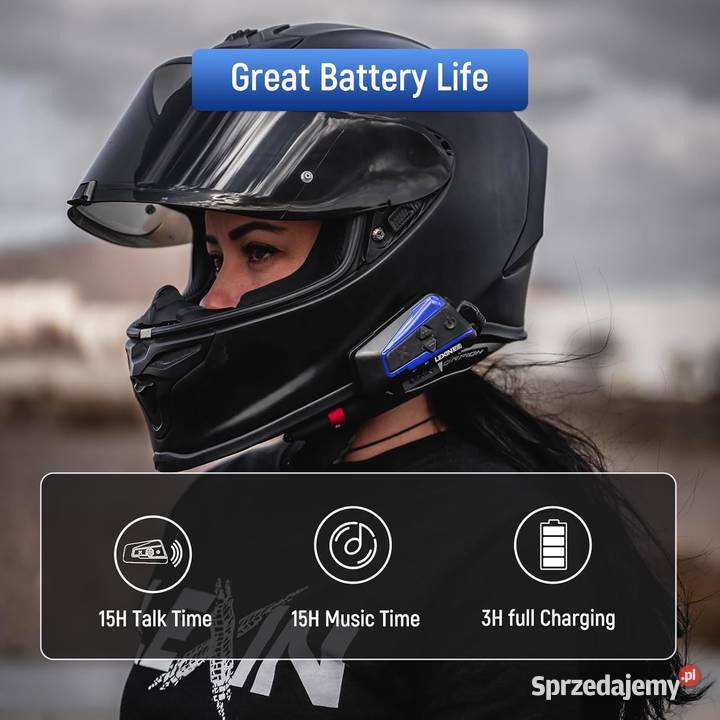 2x Interkom motocyklowy Lexin LXB4FM interkom na Motoryzacja Żyrardów