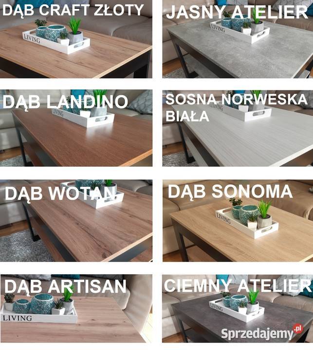 Duży Stolik Kawowy Ława K5 loft retro beton