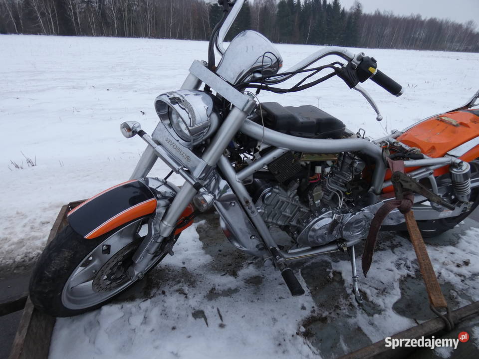 motocykl hyosung aguila gv650 dawca części rama Korczew