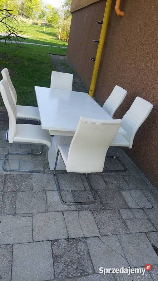 Stół rozsuwany biały Poznań