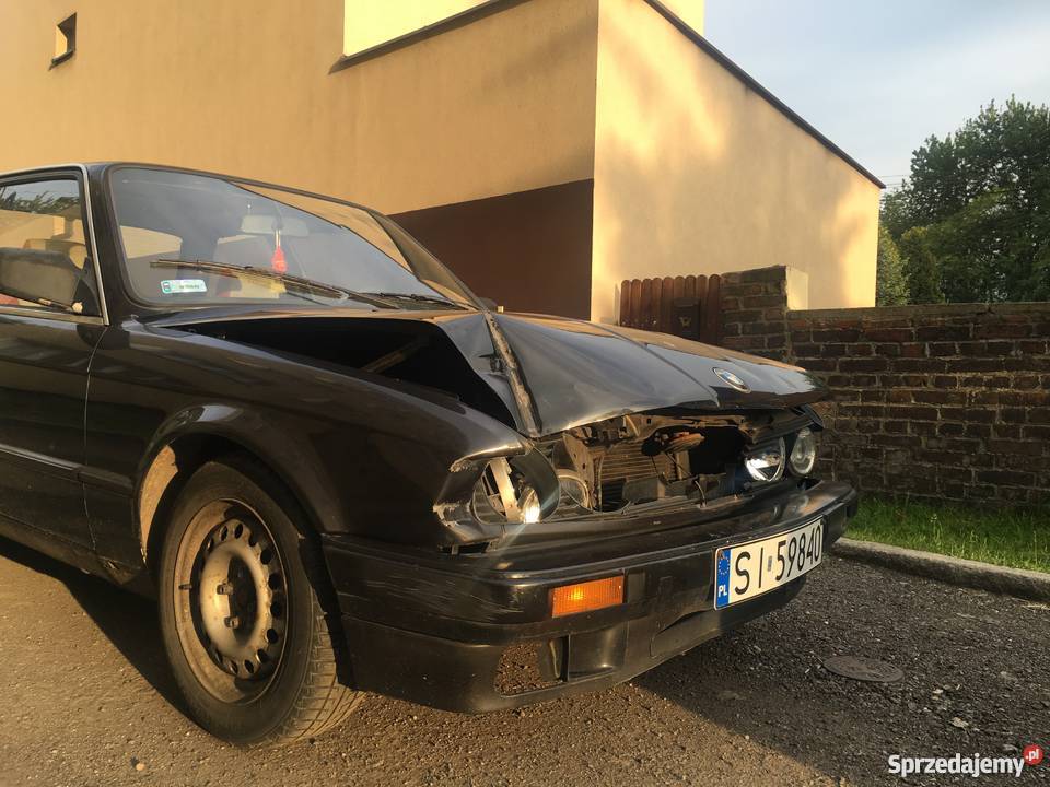 BMW 316i e30 coupe uszkodzony Siemianowice Śląskie