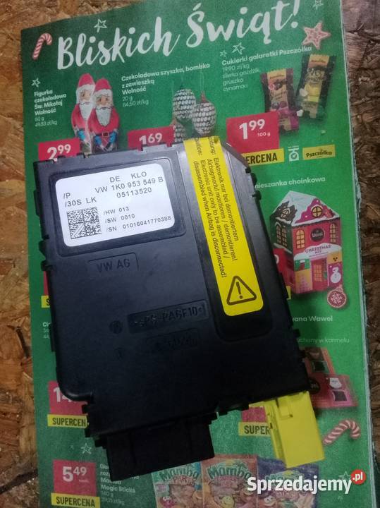 Moduł komfortu VW 1K0 053 549 B osobowe Cewice