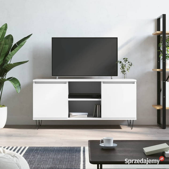 Szafka pod TV biała 104x35x50 materiał Warszawa sprzedam