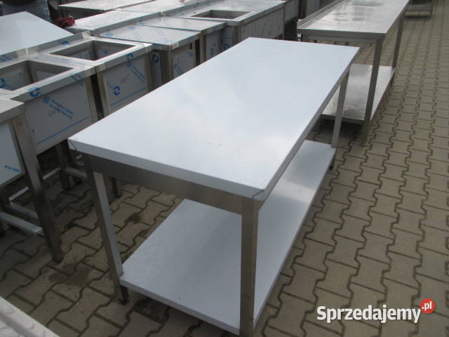 STÓŁ GASTRONOMICZNY CENTRALNY Z PÓŁKĄ 1607085 Ostrów Wielkopolski