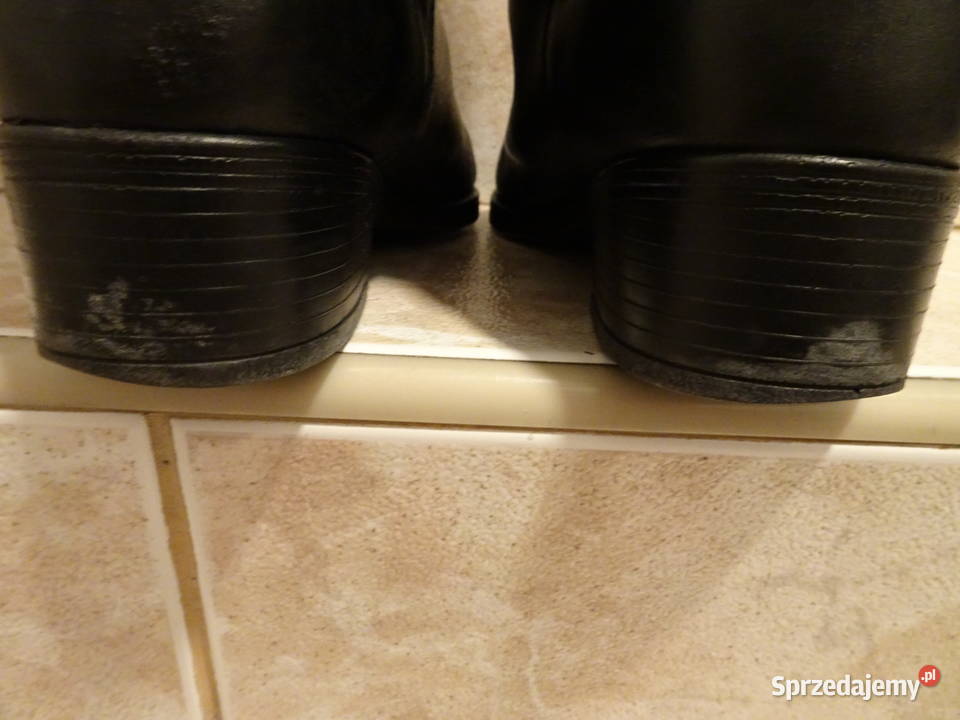 Czarne botki rozmiar 41 26cm