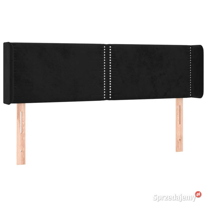 Zagłówek do łóżka z LED czarny 147x16x7888 Warszawa